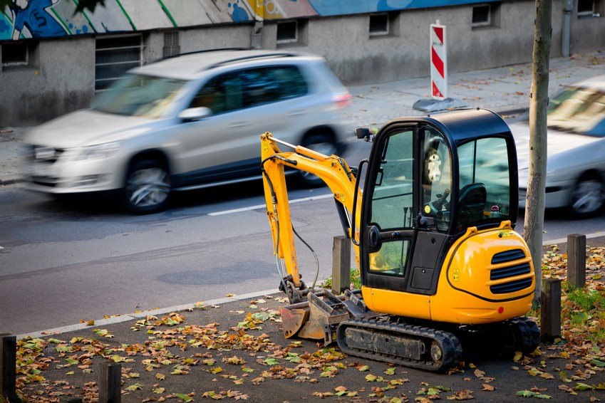 GPS Ortung für Minibagger